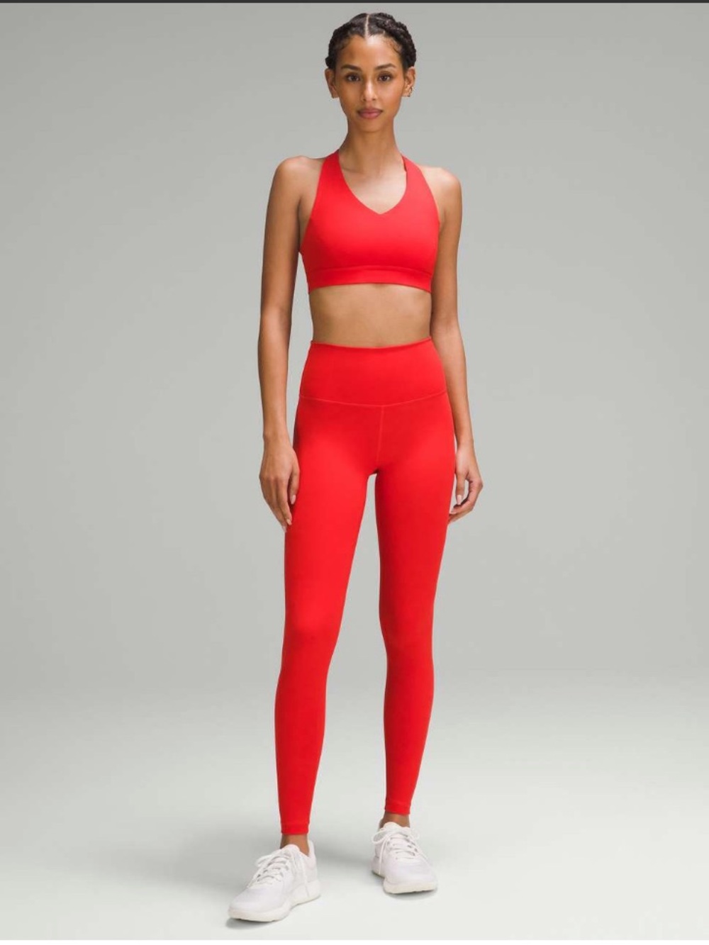 Lululemon Wunder Train Tight Full Length 28” in Hot Heat Red Sz 4